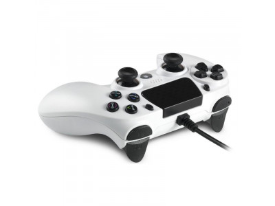 Game Accessory Spartan Gear Hoplite Gamepad за PC и PS4 Бял Жичен геймпад