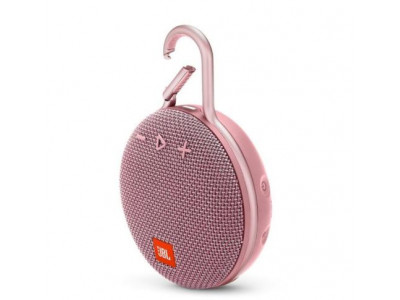 Bluetooth Speaker JBL CLIP 3 PINK Portable and Waterproof JBLCLIP3PINK Bluetooth Speaker JBL CLIP 3 PINK Portable and Waterproof JBLCLIP3PINK