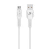 Кабел DeTech DE-C27M Micro USB Бял 1.0m 40109 Кабел DeTech DE-C27M Micro USB Бял 1.0m 40109