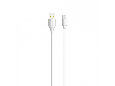 Кабел LDNIO LS371 USB - Micro USB Бял 1m 14755 Кабел LDNIO LS371 USB - Micro USB Бял 1m 14755
