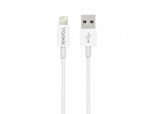 Кабел Yookie CB1 USB-Lightning 3m Бял 40150 Кабел Yookie CB1 USB-Lightning 3m Бял 40150