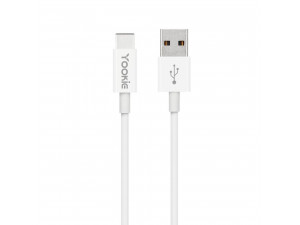 Кабел Yookie CB1 USB-Type-C 3m White 40151 Кабел Yookie CB1 USB-Type-C 3m White 40151