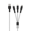Кабел Yookie CB13 3 в 1 Micro-USB Lightning Type-C 1m Black 40153 Кабел Yookie CB13 3 в 1 Micro-USB Lightning Type-C 1m Black 40153