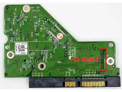 Платка за твърд диск Western Digital Blue 500GB WD5000AAKX 2060-771640-003 (втора употреба)