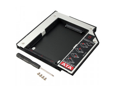 HDD Caddy за лаптоп DVD to HDD SATA bay 9.5mm
