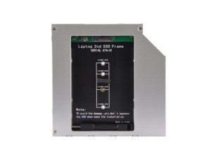 HDD Caddy за лаптоп DVD to HDD SSD M.2 bay 9.5mm Makki