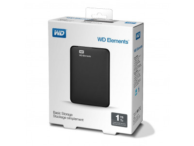 HDD External Western Digital 1TB USB 3.0 Elements Black WDBUZG0010BBK HDD External Western Digital 1TB USB 3.0 Elements Black WDBUZG0010BBK