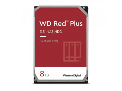 Хард диск WD Red Plus NAS HDD 8TB 5640rpm 128MB SATA3 WD80EFZZ