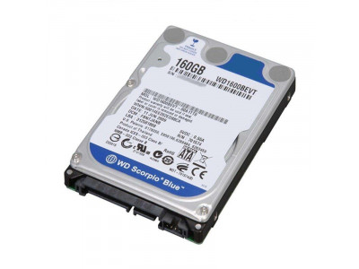 HDD за лаптоп 160GB WD WD1600BEVS 5400 8MB SATA (втора употреба)
