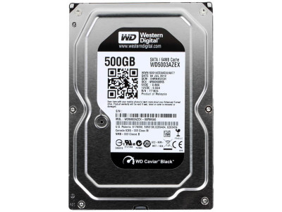 HDD за компютър WD Black 500GB 7200 64MB SATA3 WD5003AZEX
