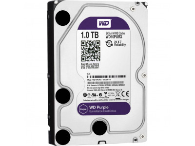 HDD за компютър WD Purple 1TB 5400/SATA3/64MB WD10PURZ HDD за компютър WD Purple 1TB 5400/SATA3/64MB WD10PURZ