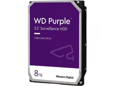 HDD за компютър WD Purple 8TB 5640 128MB SATA3 WD84PURZ HDD за компютър WD Purple 8TB 5640 128MB SATA3 WD84PURZ