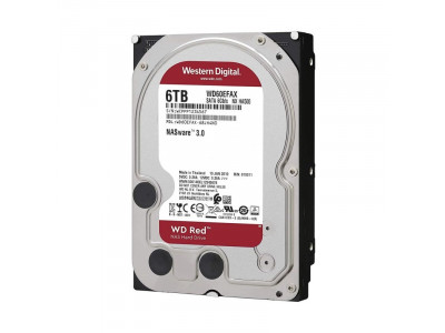 HDD за компютър WD Red 6TB 5400 256MB SATA3 WD60EFAX