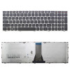Клавиатура за лаптоп Lenovo IdeaPad B50-30 B50-40 B50-45 Сребриста рамка с Черни клавиши US