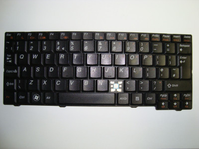 Клавиатура за лаптоп Lenovo IdeaPad S10-2 Черна UK (втора употреба)
