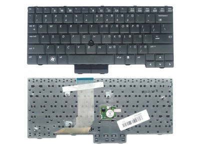 Клавиатура за лаптоп HP EliteBook 2540p Черна UK (втора употреба)