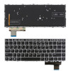 Клавиатура за лаптоп HP EliteBook Folio 9470M Сребриста Рамка с Подсветка