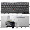 Клавиатура за лаптоп Lenovo ThinkPad X240 X250 X260 X270 Черна с Черна Рамка
