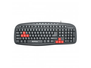 Клавиатура за компютър DeTech DE6089 Черна с Кирилица USB