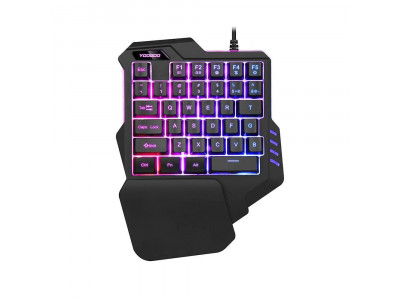 Клавиатура за компютър G92 Геймърска за една ръка USB