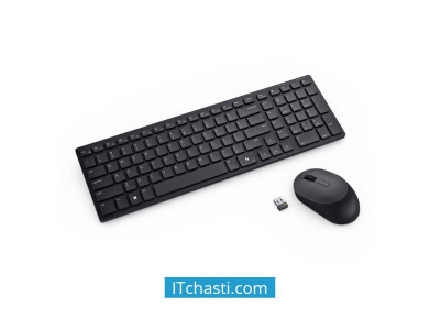Комплект клавиатура и мишка Dell KM555 US Wireless