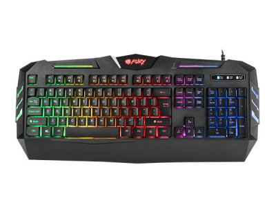 Клавиатура за компютър FURY Геймърска Gaming Keyboard SPITFIRE NFU-0868