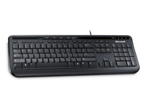 Клавиатура за компютър Microsoft Wired Keyboard 600 USB English Black ANB-00021