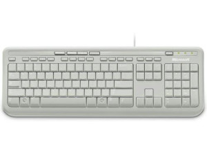 Клавиатура за компютър Microsoft Wired Keyboard 600 USB English White ANB-00032