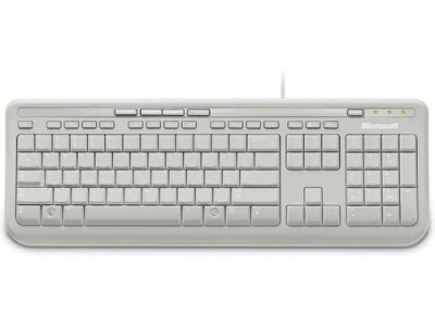Клавиатура за компютър Microsoft Wired Keyboard 600 USB English White ANB-00032