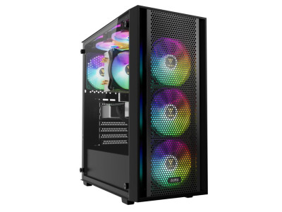 Кутия за компютър Gamdias ATX AURA GC2 Elite Mesh RGB Tempered Glass