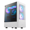 Кутия за компютър Gamdias ATX TALOS E3 MESH White aRGB Tempered Glass