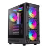 Кутия за компютър GameMax Computer Case Starlight 2 Black Premium Mid Tower ATX