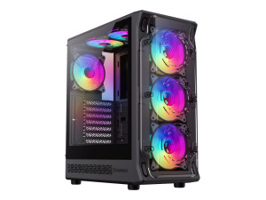 Кутия за компютър GameMax Computer Case Starlight 2 Black Premium Mid Tower ATX