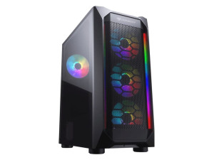 Кутия за компютър COUGAR MX410 Mesh-G RGB Mid Tower Black CG385VM700004