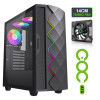 Кутия за компютър GameMax Computer Case Diamond CP Black Mid-Tower Кутия за компютър GameMax Computer Case Diamond CP Black Mid-Tower