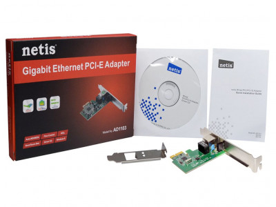 Lan card Netis AD-1103 10/100/1000Mbps Мрежова карта PCI-E Lan card Netis AD-1103 10/100/1000Mbps Мрежова карта PCI-E