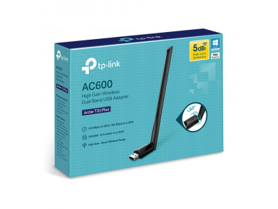 Lan card TP-Link Archer T2U Plus AC600 Wireless USB Адаптер