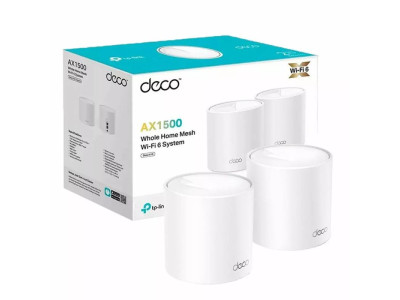 Безжична Wi-fi 6 Mesh система TP-Link Deco X10 2 pack 1500Mbps