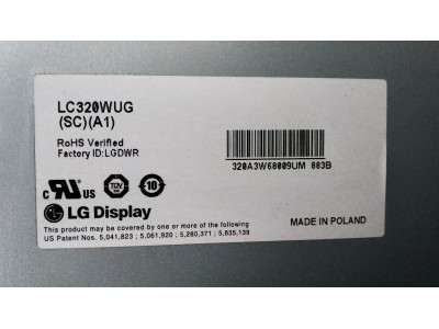 Матрица за телевизор 32 инча LC320WUG LG 32LD650 1920x1080