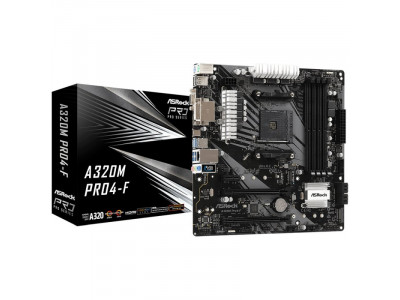 Дънна платка за компютър ASRock A320M PRO4-F Socket AM4