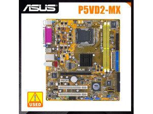 Дънна платка за компютър ASUS P5VD2-MX 2xDDR2 LGA775 (втора употреба)