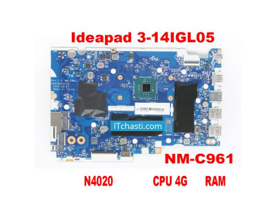 Дънна платка за лаптоп Lenovo IdeaPad 3 14IGL05 NM-C961