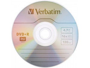 Media DVD+R Verbatim 4.7GB 16x 120min