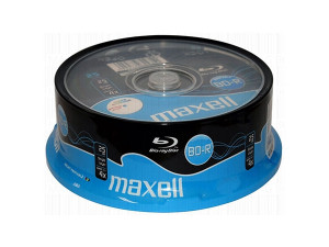 Media Maxell PRINTABLE BD-R 4X Blu-ray Disc 25GB 25pcs