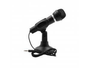 Микрофон DeTech MC302 3.5mm Черен