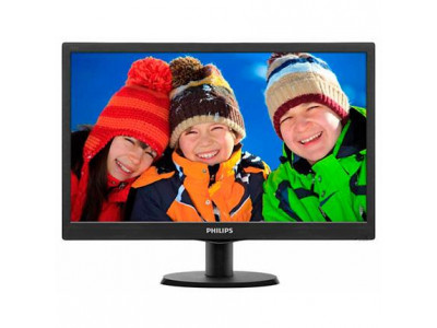 Монитор Philips 18.5" Slim LED 1366x768 193V5LSB2 (нов) Монитор Philips 18.5" Slim LED 1366x768 193V5LSB2 (нов)