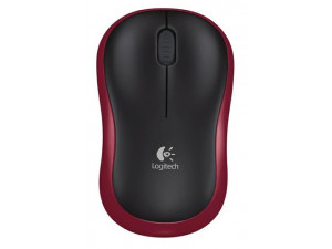 Mouse Logitech M185 Wireless Red 910-002240