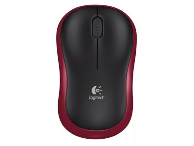 Mouse Logitech M185 Wireless Red 910-002240