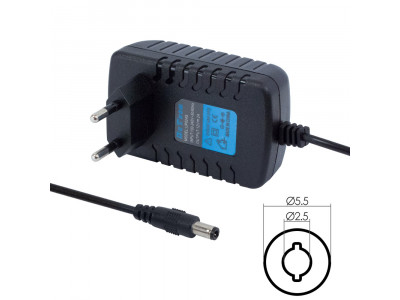 Power Adapter DeTech 24V 1A 24W 5.5x2.5mm Power Adapter DeTech 24V 1A 24W 5.5x2.5mm