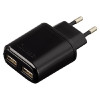 Зарядно за таблет Hama 220V Dual USB Charger 5V 2400mA 119417